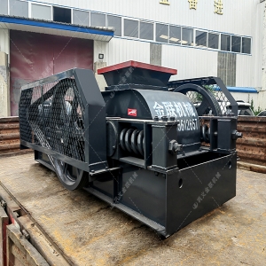 2pg400X250小型對輥破碎機發貨圖片_發往江蘇連云港_破水渣