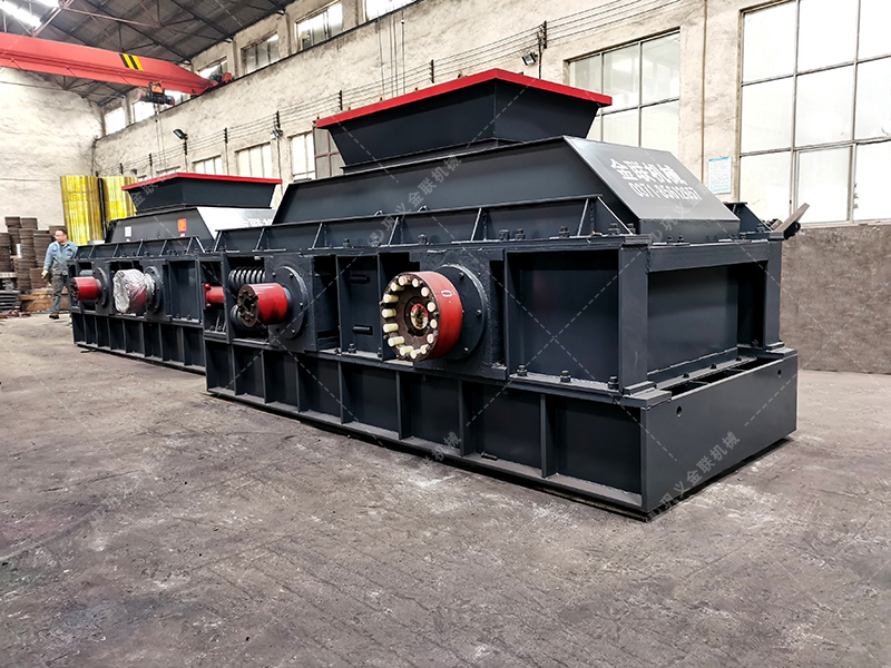 半自動大型對輥制砂機發貨 2PG1208制砂機設備發往廣東 半自動大型對輥制砂機發貨 2PG1208制砂機設備發往廣東