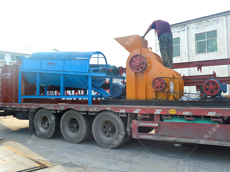 SCF88雙級破碎機,篩分機生產線發貨圖片_發往甘肅武威_破碎紅土 SCF88雙級破碎機,篩分機生產線發貨圖片_發往甘肅武威_破碎紅土